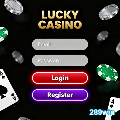 Tela de login de cassino acessando a conta na plataforma segura